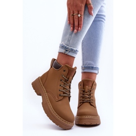 Trapper-Stiefel für Damen in warmem Dunkelbeige von Corbin 5
