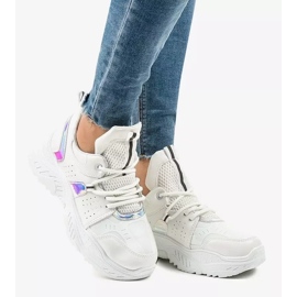 Weiße Sport-Sneaker K-505 2