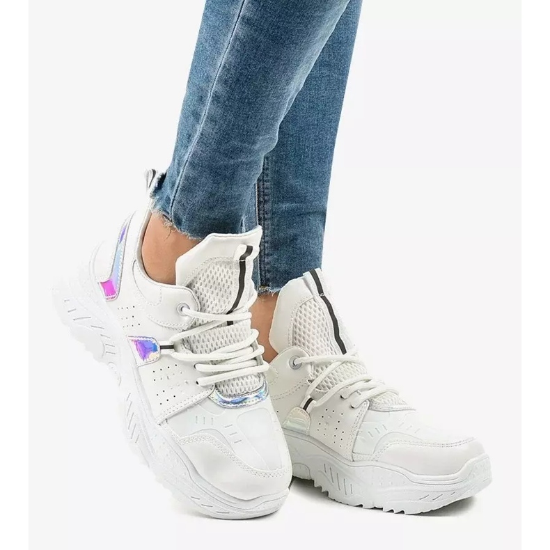 Weiße Sport-Sneaker K-505 2