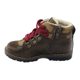 American Club Stiefel und Stiefeletten mit Reißverschluss 16221 braun 2