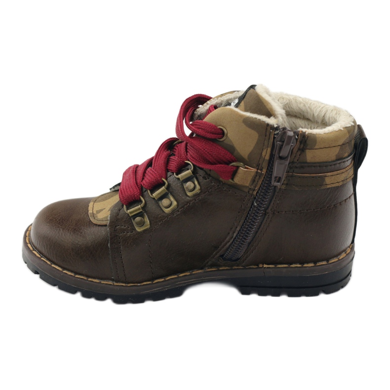 American Club Stiefel und Stiefeletten mit Reißverschluss 16221 braun 2