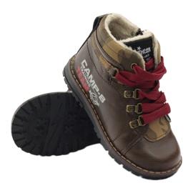 American Club Stiefel und Stiefeletten mit Reißverschluss 16221 braun 3