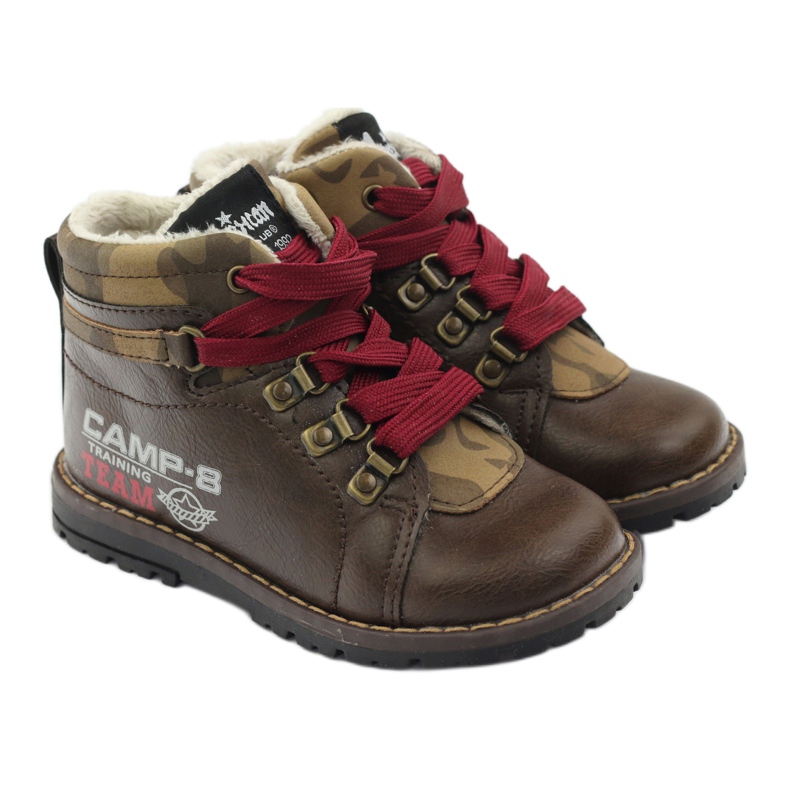 American Club Stiefel und Stiefeletten mit Reißverschluss 16221 braun 4