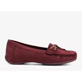 Darren kastanienbraune Loafer rot 1