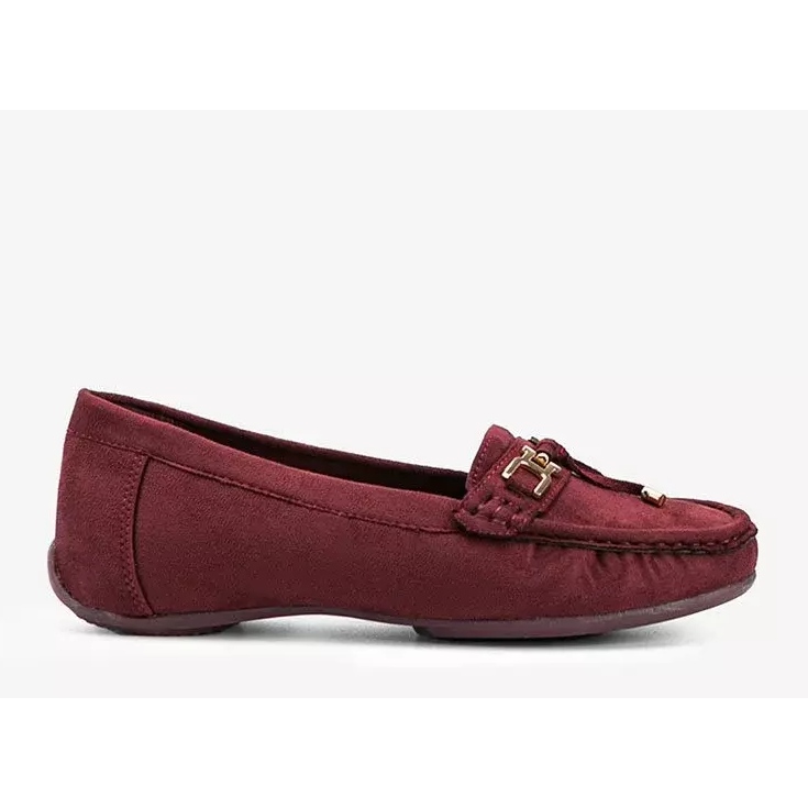 Darren kastanienbraune Loafer rot 1
