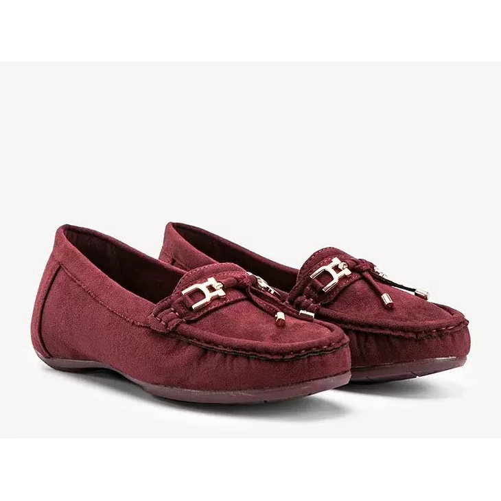 Darren kastanienbraune Loafer rot 2