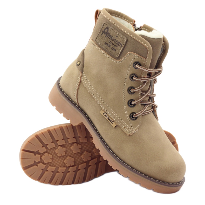 Warme Timber Jacken American Club 1904 beige 3