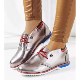 Silberne Damenschuhe von Reyes silber- 1