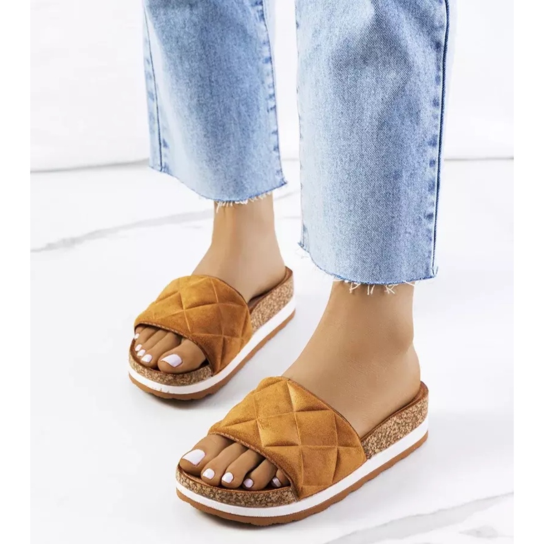 BM Braune Sandalen auf der Korksohle von Galts 2