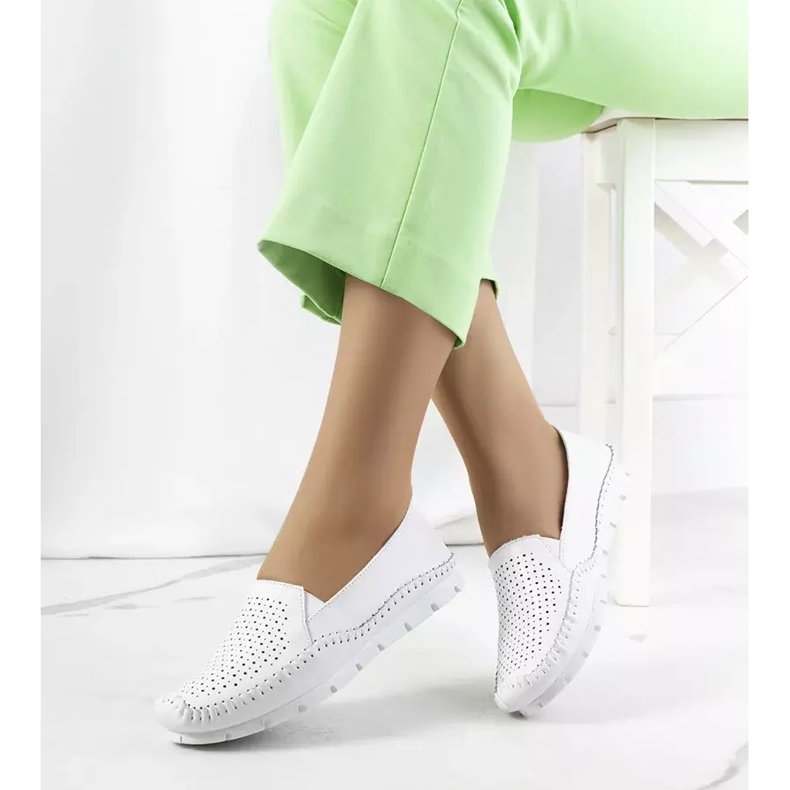 Weiße Lederschuhe von Juiz 2