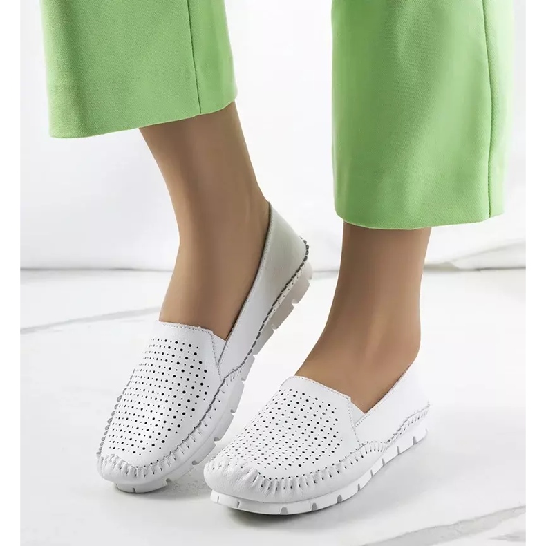 Weiße Lederschuhe von Juiz 1