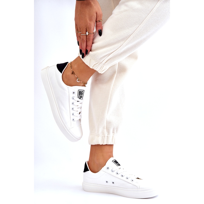 Klassische Low Sneakers Big Star LL274091 Weiß 3