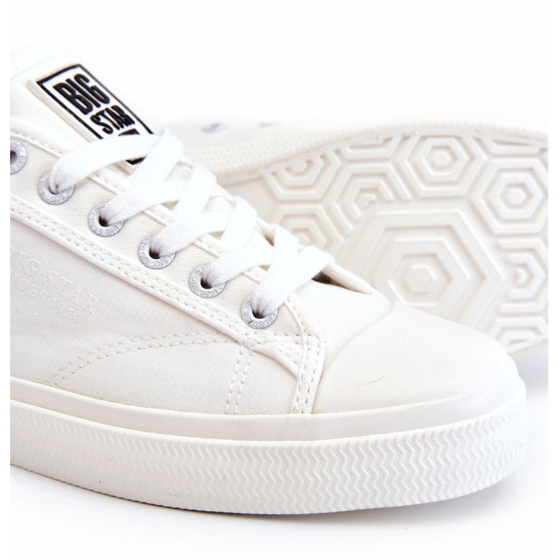 Klassische Low Sneakers Big Star LL274091 Weiß 1