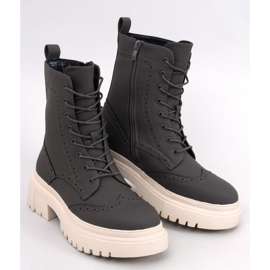 Aubert Green Schnürstiefel grün 1