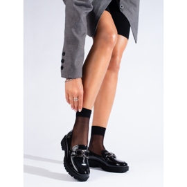 W. Potocki Lackierte Damen-Slipper Potocki schwarz 1