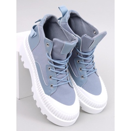 Tinli Blaue Stiefeletten 1