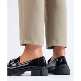 Schwarze Shelovet-Lackschuhe für Damen 1