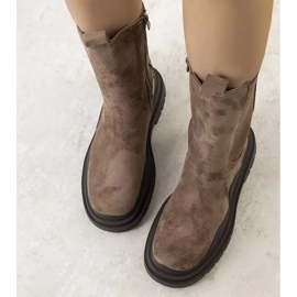 PA1 Braune Algade-Plateaustiefel 2