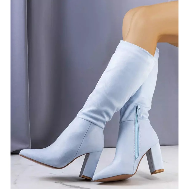 BM Blaue, isolierte Stiefel am Narcis-Posten 2