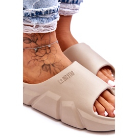 Leichte Big Star Foam-Hausschuhe für Damen LL274593 Beige 2