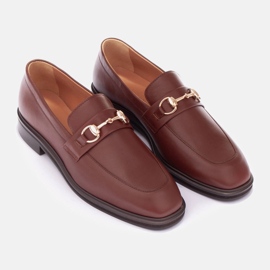 Marco Shoes Damen-Loafer braun 1