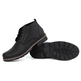 Polbut Herren Lederstiefelette 2119 schwarz 4