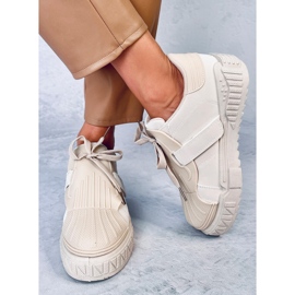 Melbo Beige Damenturnschuhe 2