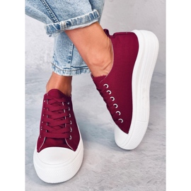 Ebbe W.RED Damenturnschuhe rot 1