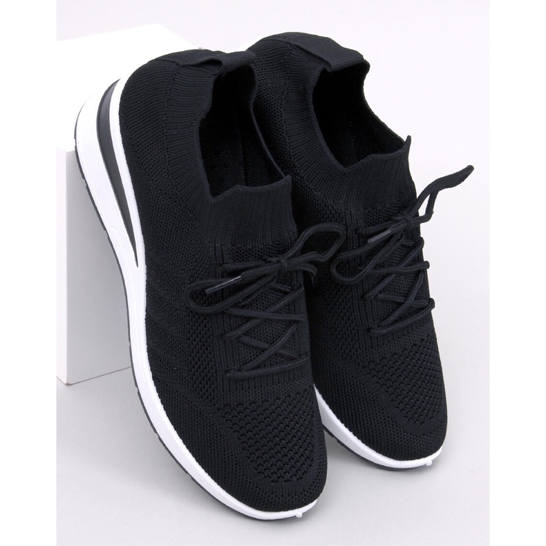 Leakes Schwarze Keilsneaker 1