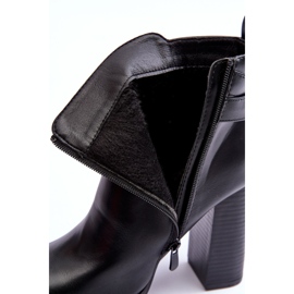 FB2 Leder-High-Heel-Stiefel Schwarz Liani 2