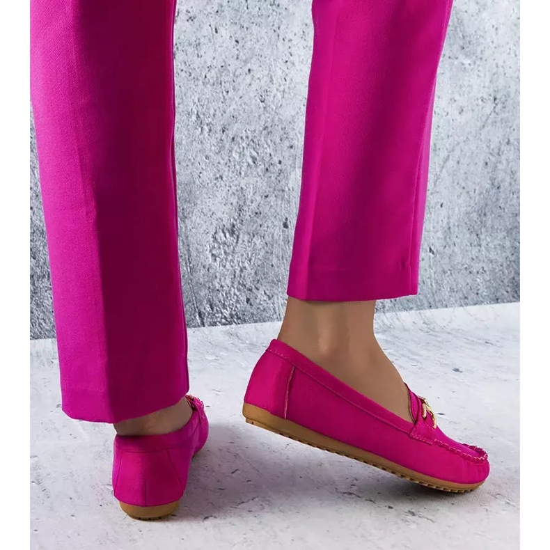 BM Loafer in Charrette-Rosa mit Ledersohle 2