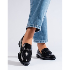 Elegante lackierte Damenschuhe Shelovet schwarz 1