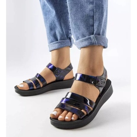 Sandalen QT2311-6 Navytpu schwarz 1