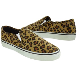 Sneakers Slip-On C02 Leopard braun 2