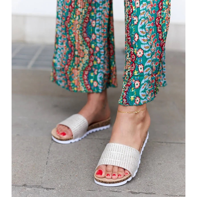 Goldene Glitzer-Slides von Issiglio 1