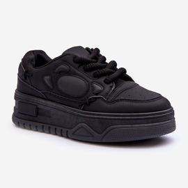 PG1 Damen-Plateau-Sneaker in Schwarz von Finos 1