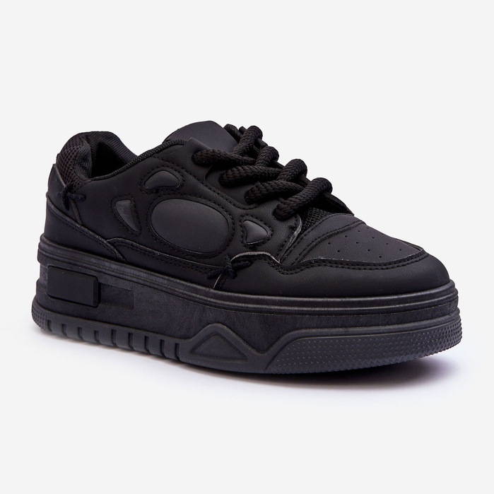 PG1 Damen-Plateau-Sneaker in Schwarz von Finos 1