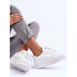 PG1 Weiße Plateau-Sneaker für Damen von Finos 2