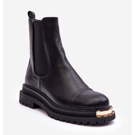 PG1 Damen-Chelsea-Stiefel Schwarz Nialee 1