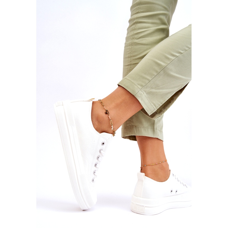 Big Star Niedrige Schnürschuhe LL274968 Weiß 3