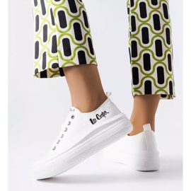 Lee Cooper LCW-23-44-1623L weiße Turnschuhe 2