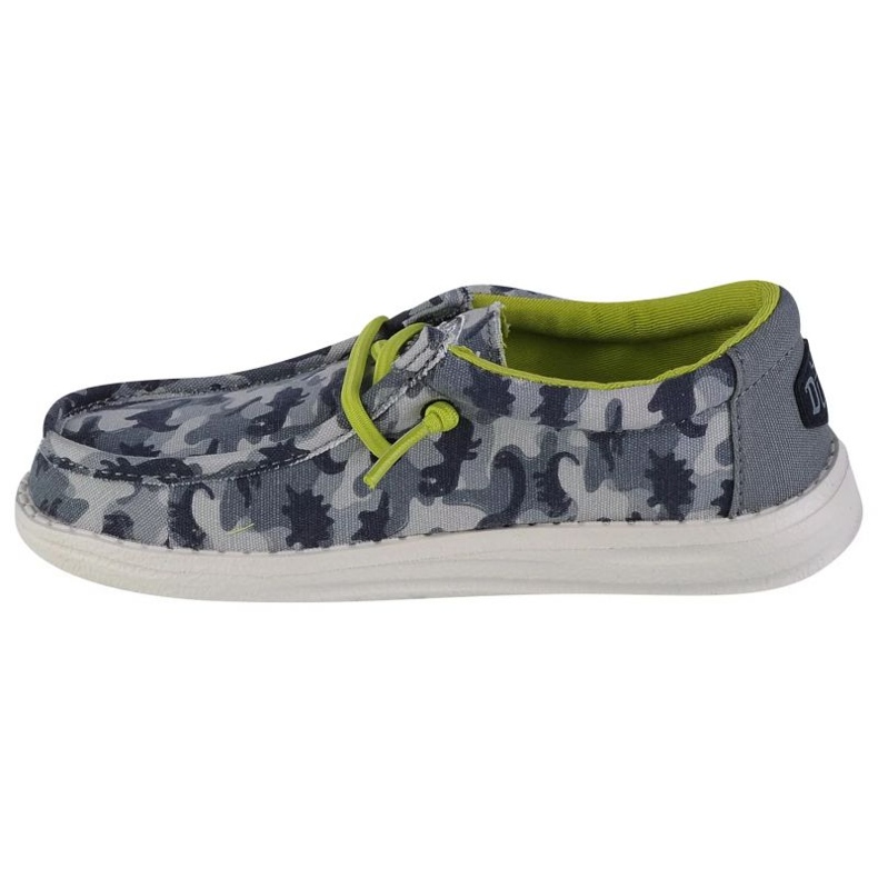 Schuhe Hey Dude Wally Youth Camodino Jr 40043-425 grau 1