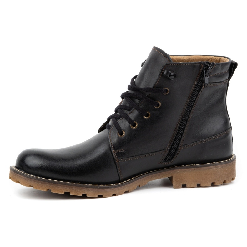 Mario Pala Schwarze Winterstiefel 754 1