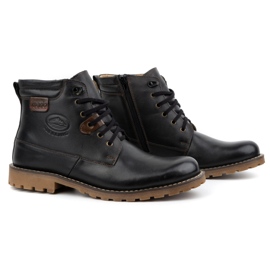 Mario Pala Schwarze Winterstiefel 754 3