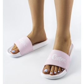 Lee Cooper LCW-23-42-1734L rosa Gummipantoffeln 1