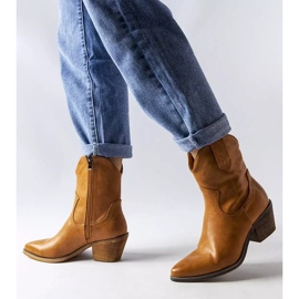 Braune Cowboystiefel L08-198 Camel 1