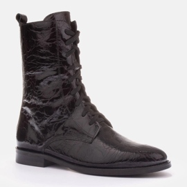 Marco Shoes Klassische Stiefel mit niedrigem Absatz schwarz 1
