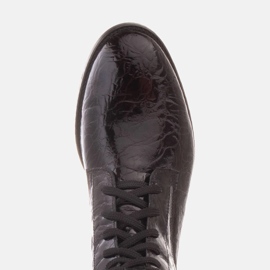 Marco Shoes Klassische Stiefel mit niedrigem Absatz schwarz 4