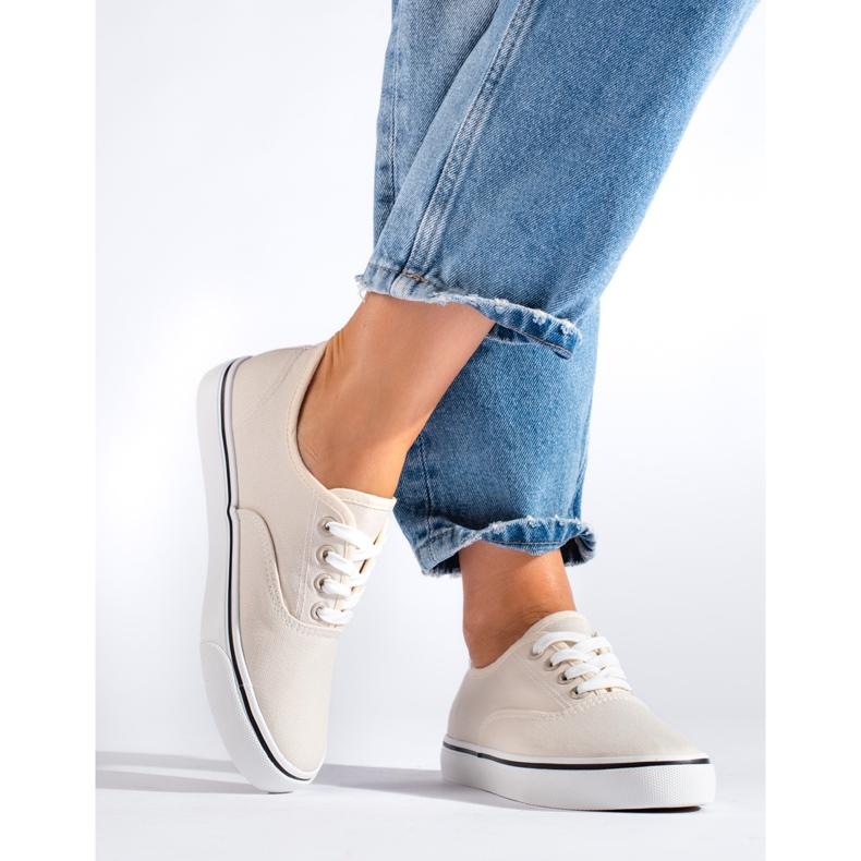 SHELOVET Turnschuhe für Damen beige 2