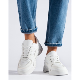 Weiße Shelovet-Sneaker für Damen 1